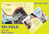 create modern bifold, trifold, multi page brochure