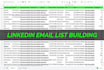 do b2b lead generation, email list building and web research