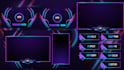 craft a unique animated twitch overlay, stream overlay for gaming