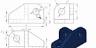 2d and 3d drawing for mechanical components