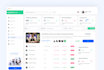 design modern saas UI UX and web app dashboard