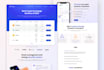 design a modern website or landing page UI UX in figma