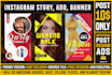 design facebook cover, youtube banner or social media header