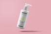 create a shampoo label design , oil label free qr
