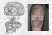 make an engraving tattoo design, engraving illustration