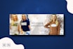 make stylish facebook, youtube, linkedin banner
