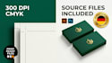 design modern double sided business cards for your brand