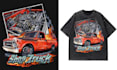 create a automotive car racing tshirt illustrations