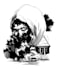 draw illustrations in black and white