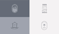 design a refined modern line art, text or badge logo