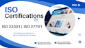provide iso 9001 14001 45001 27001 gmp certifications