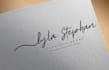 design an elegant signature logo