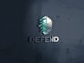 design technology, tech, software, cyber security logo