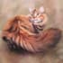 do cat portrait illustration