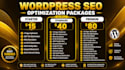 do wordpress on page SEO optimization with rankmath and schema markup for google