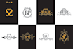 create initial logo, simple, monogram