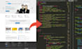 convert PSD to HTML, figma to HTML, xd to html css bootstrap responsive website