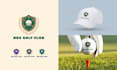 do minimalist modern golf logo design for your brand