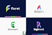 create luxury modern letter logo