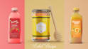 design a creative unique juice label