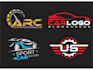 design unique creative logo luxurious car and auto shop