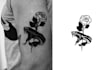 create a unique line art tattoo design