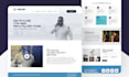 create professional website and landing page ui ux