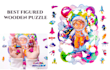 create a wooden jigsaw puzzle