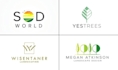 do eco friendly landscape and lawn care service logo design