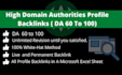 create dofollow profile backlinks in linkbuilding job