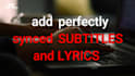 do closed captioning and add english subtitles