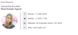 make a clickable HTML email signature, gmail, office365