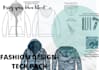 draw fashion design tech pack flat sketch
