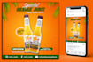 design custom social media post for instagram, facebook