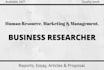 business projects and research