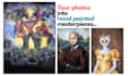 give you handpainted acrylic canvas paintings and shipping