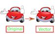 vector tracing, jpg to vector, png to vector, redraw logo