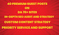 premium SEO guest posting with high authority links