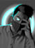draw your picture into vector portrait glow in the dark