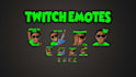 create custom twitch or kick emotes animated emotes, sub badges in 24 hours