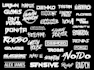 design dj,music,typography, dubstep, band, producer logo