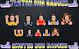 create twitch sub badges and twitch emotes and sub badges