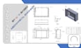 create 2d engineering technical drawings