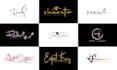 do the innovative  signature, cursive, handwriting logo