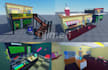 create low poly building 3d cartoon style for your roblox project