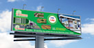 do billboard shop front rollup banner digital signage design