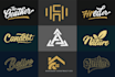 create unique typography, hand drawn, lettering logo design