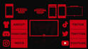 design animated twitch package, overlay, logo, facecam
