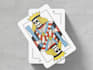 draw your character into king n queen playing card style