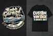 draw vintage car illustration for t shirt design